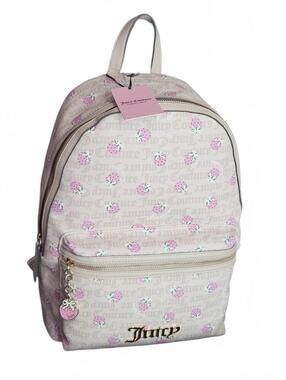 Juicy Couture Berry Sweet Backpack Strawberry Sandstone Pink NWT Kawaii Coquette